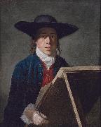George Morland George Morland at an easel France oil painting artist